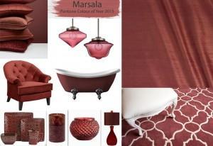 Inspirational Ideas Using Marsala, Pantone Colour of the Year 2015